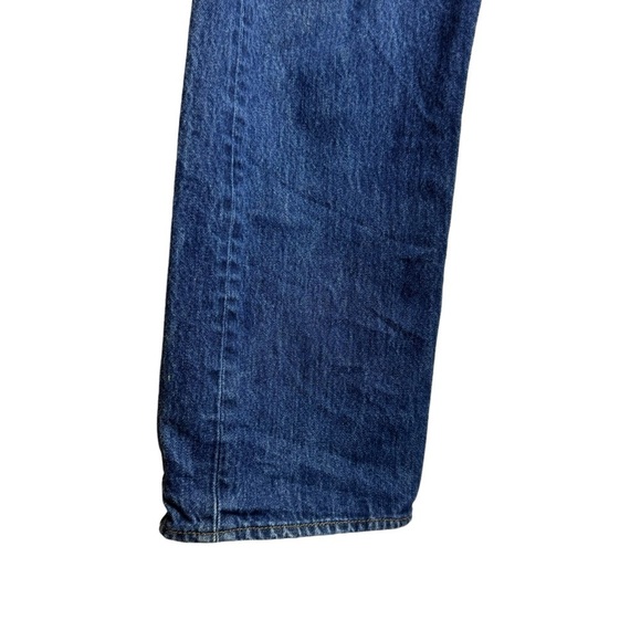 Levi's 501 Original Fit Rigid Denim Straight Leg Retro Blue Jeans 38 - Picture 6 of 16